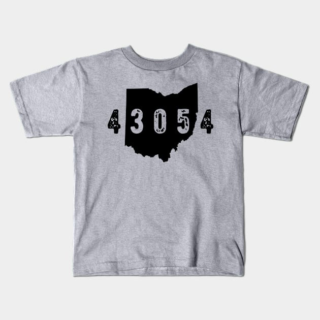 43054 Zip Code New Albany Ohio Columbus Kids T-Shirt by OHYes